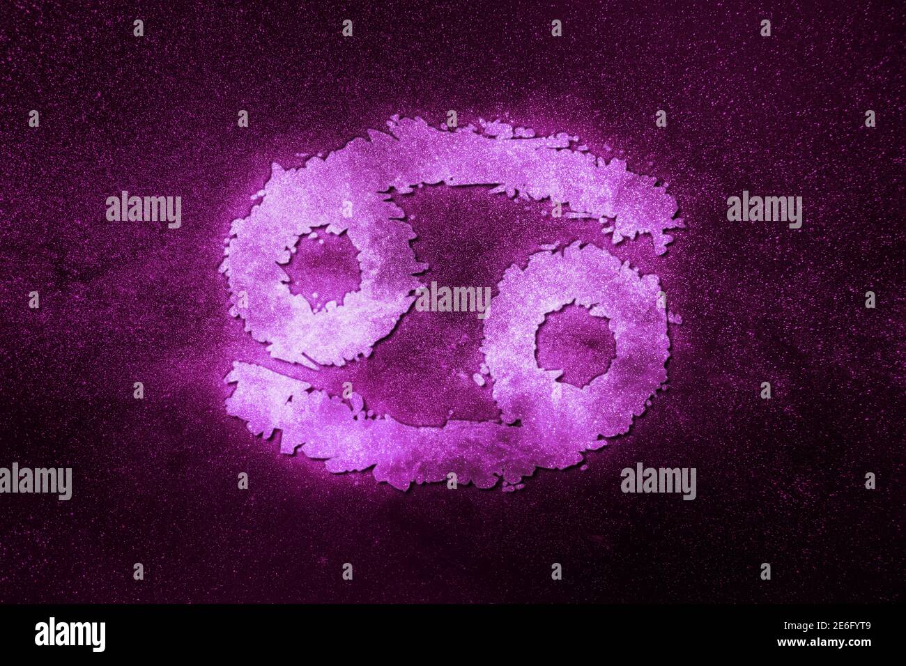Cancer zodiac sign, night sky, Horoscope Astrology background, Cancer