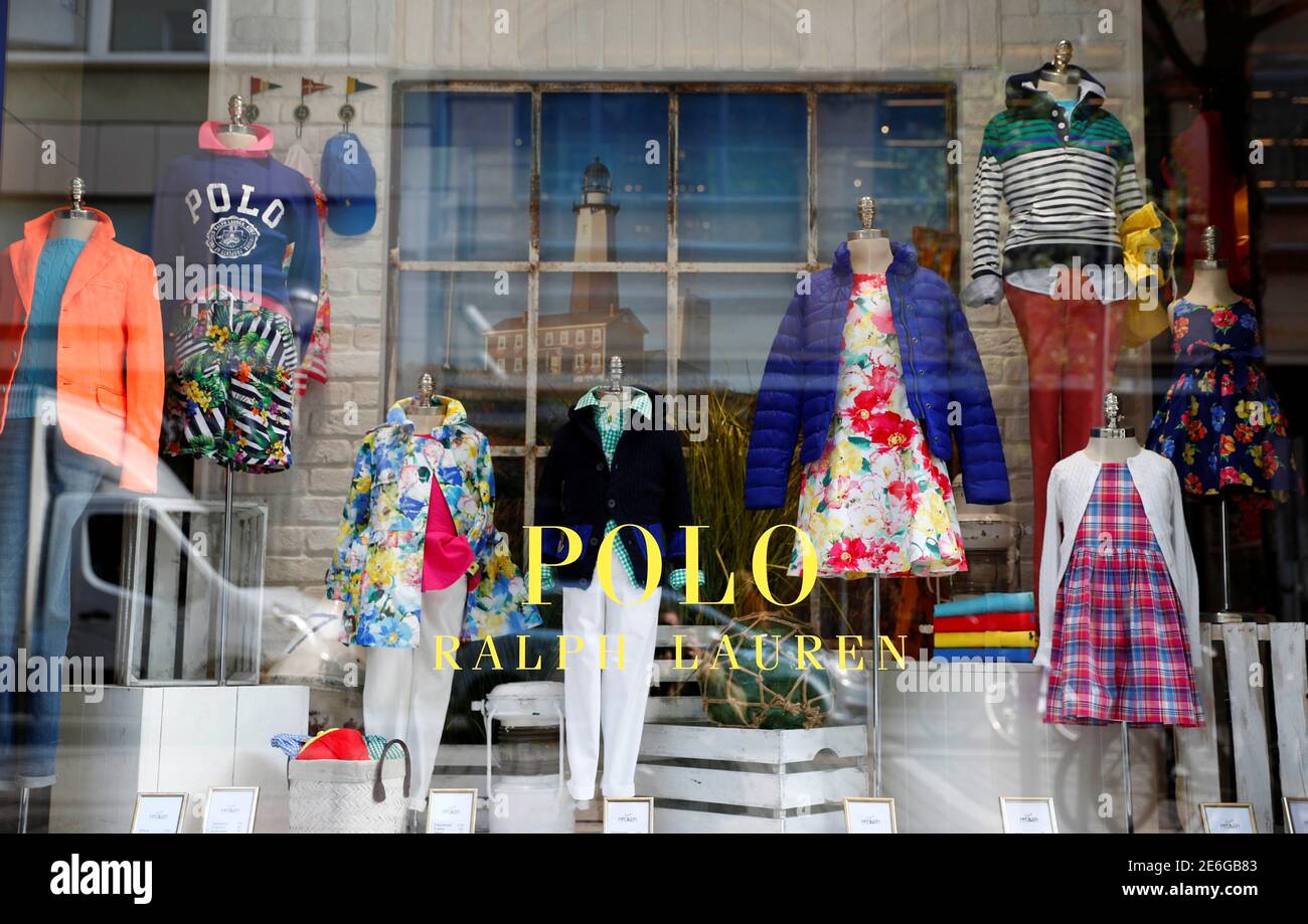 A Ralph Lauren shop front in Goethestrasse in Frankfurt, Germany, April 14,  2016. REUTERS/Kai Pfaffenbach Stock Photo - Alamy