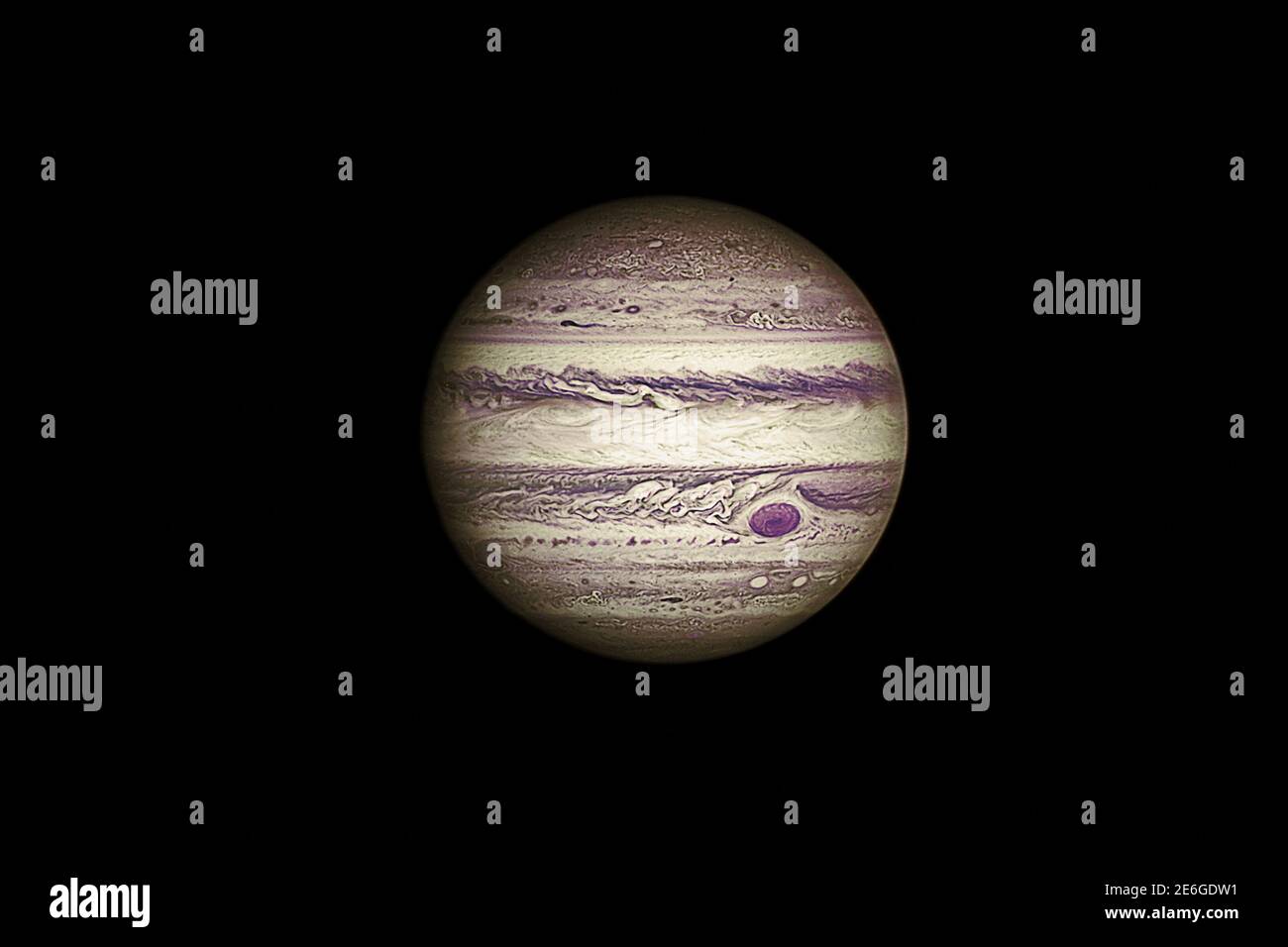 Jupiter Supernova Core pulsar neutron star. Elements of this