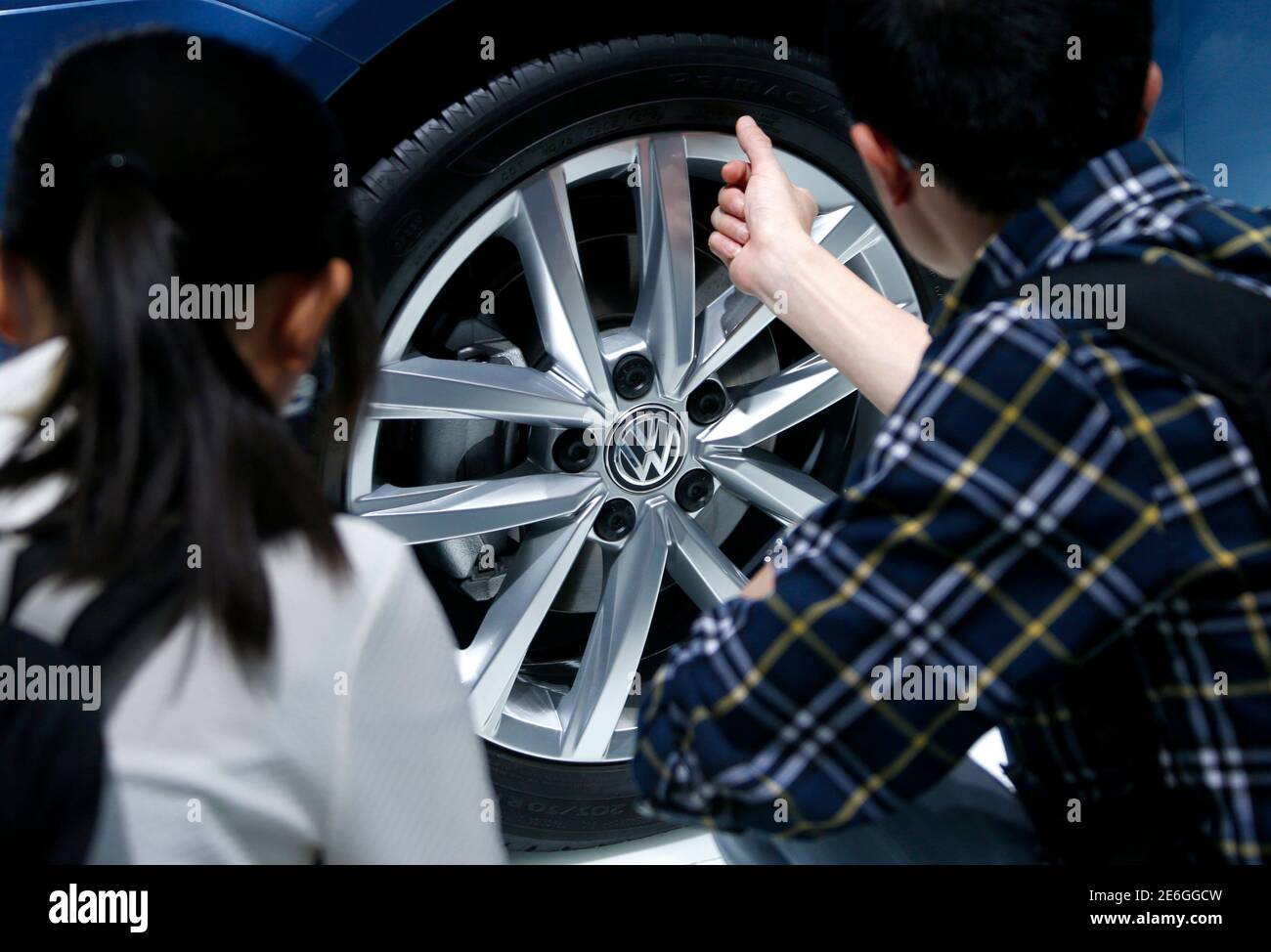 Visitors Look At A Volkswagen Car Tire During The Frankfurt Motor Show Iaa In Frankfurt September 21 15 Shares In Volkswagen Plunged The Most In Almost Six Years In Early Monday Trading Visitors Look At A Volkswagen Car Tire During The Frankfurt Motor Show Iaa In Frankfurt September 21 15 Shares In Volkswagen Plunged The Most In Almost Six Years In Early Monday Trading