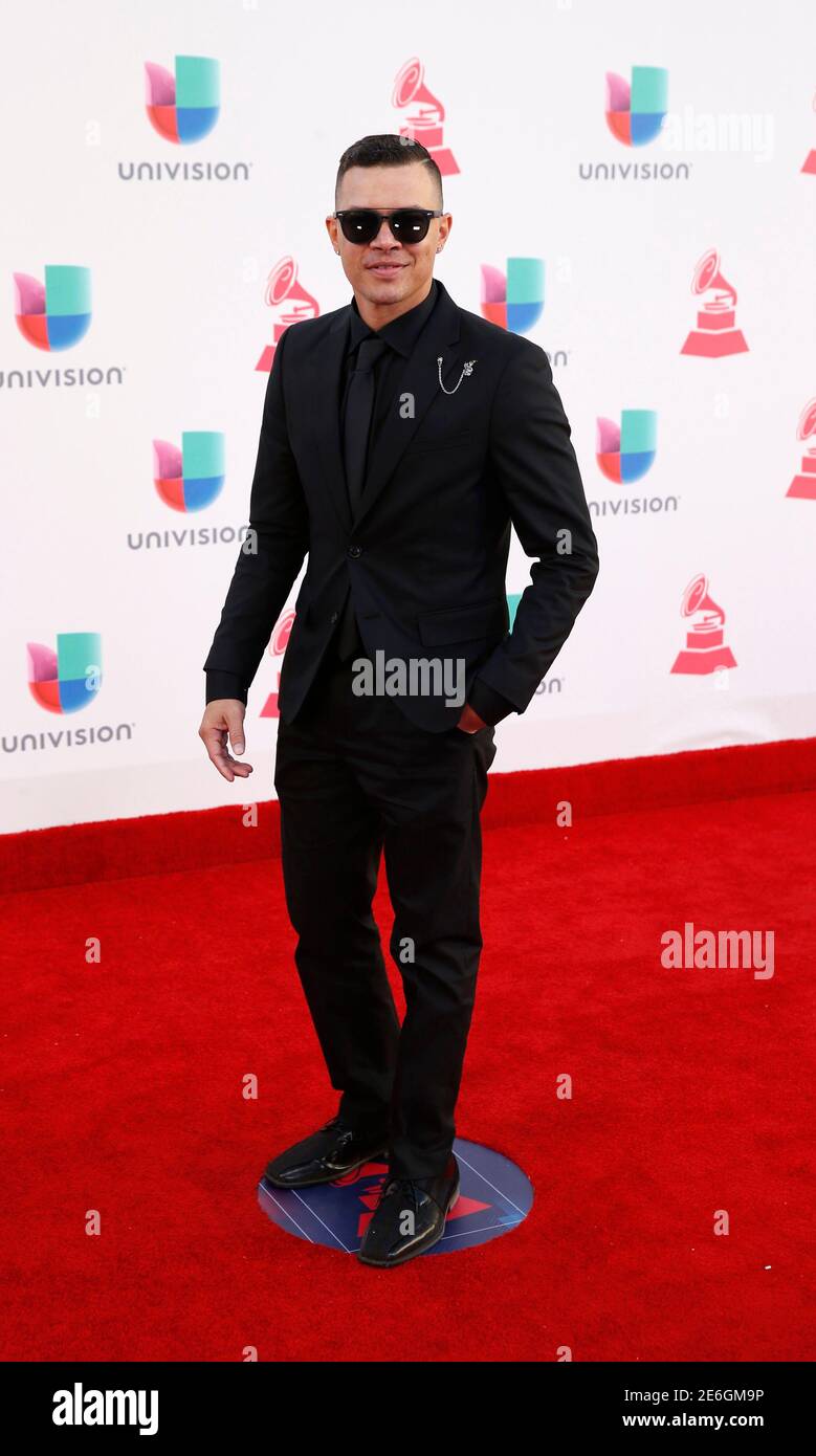 Musical artist Sito Rocks arrives at the 17th Annual Latin Grammy Awards in Las Vegas, Nevada, U.S., November 17, 2016.  REUTERS/Steve Marcus Stock Photo