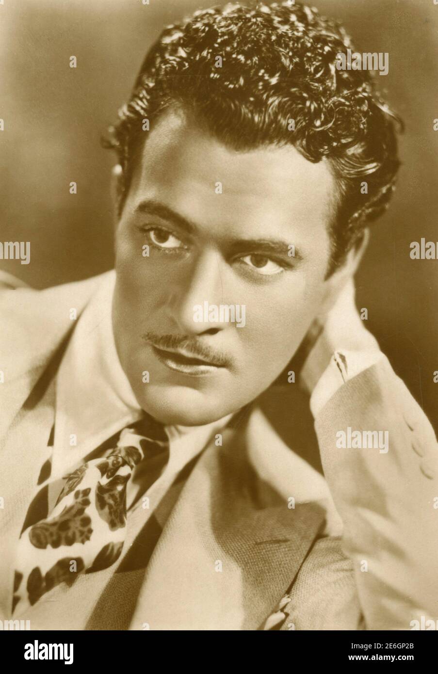 Mexican-American film and TV actor Gilbert Roland, 1920s Stock Photo