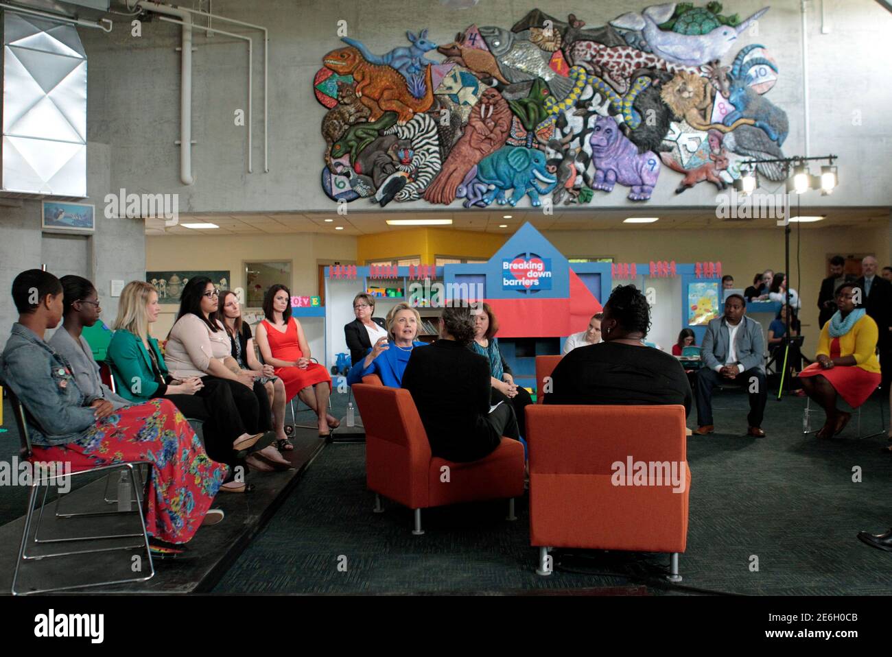 In Conversation With Hillary Clinton High Resolution Stock Photography And Images Alamy