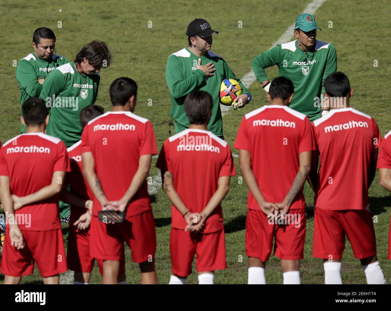 Bolivian football players hires stock photography and images Alamy