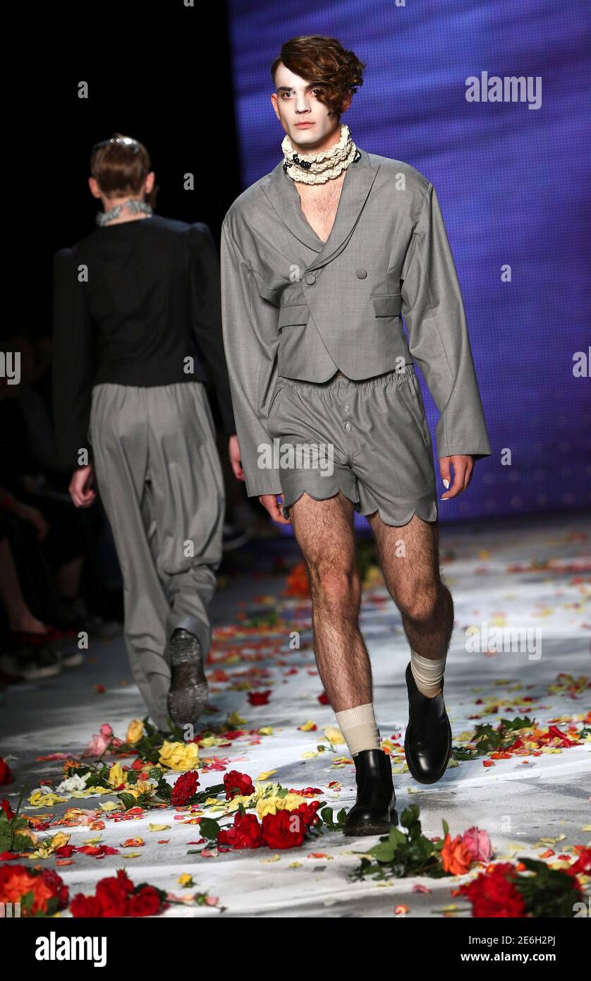 Models creations at the MAN catwalk show at London Collections Men in London, Britain June 10, 2016. REUTERS/Neil Hall Stock Photo - Alamy