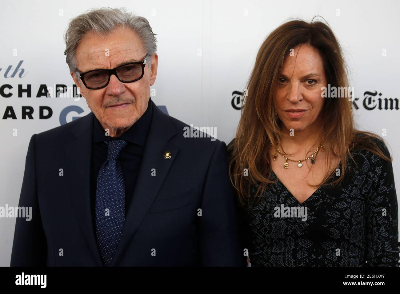 Actor harvey keitel wife kastner hires stock photography and images