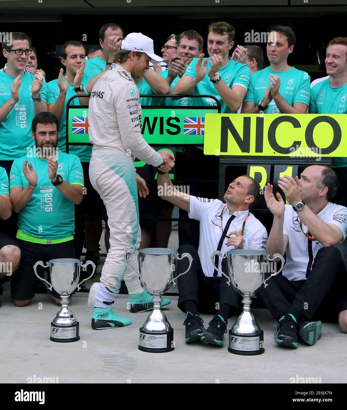 mercedes f1 team personnel