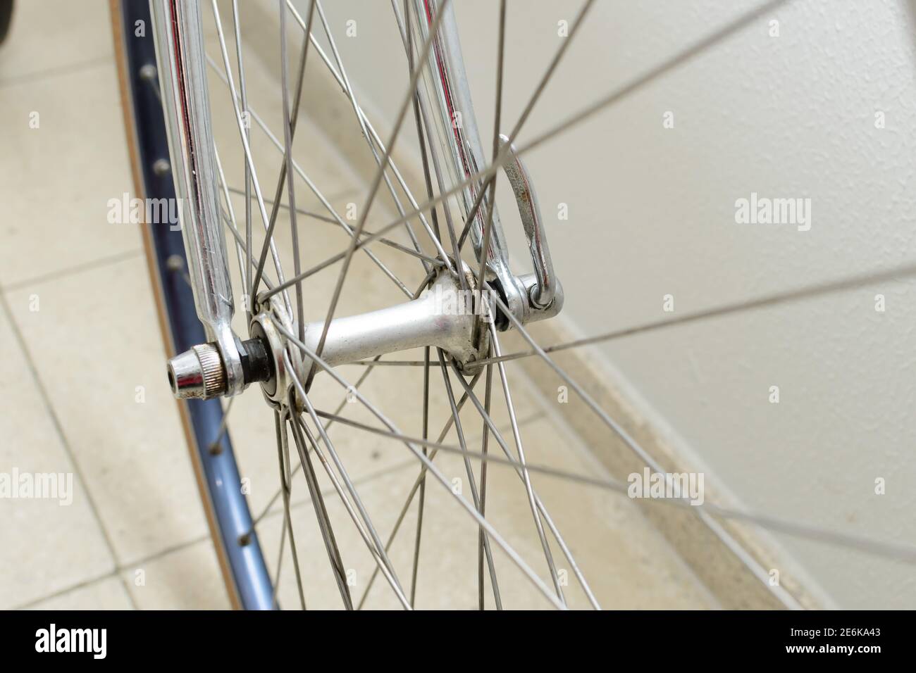 enns austria 29 jan 2021 hub of a vintage magnani road bike
