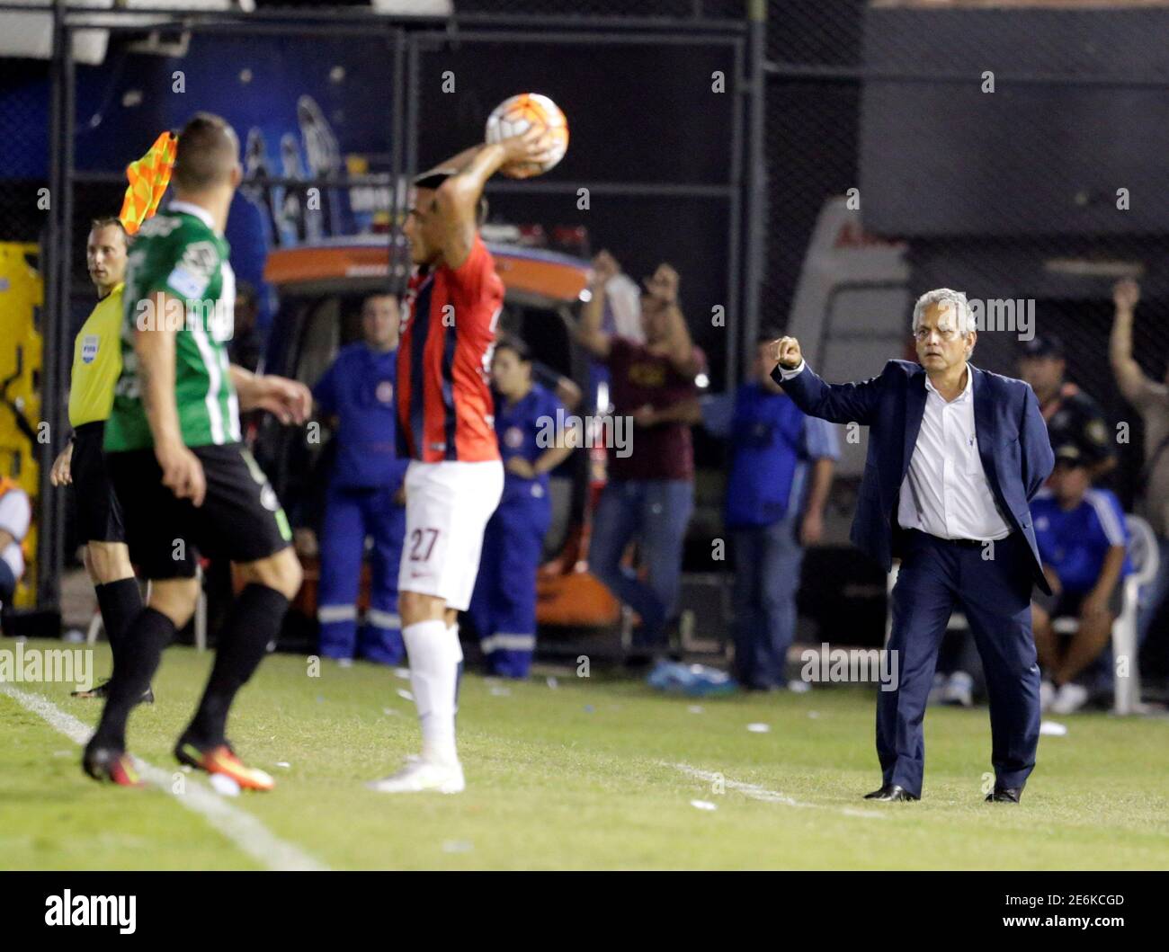 Football Soccer Copa Sudamericana Paraguay S Cerro Porteno V Colombia S Atletico Nacional Defensores Del Chaco Stadium Asuncion