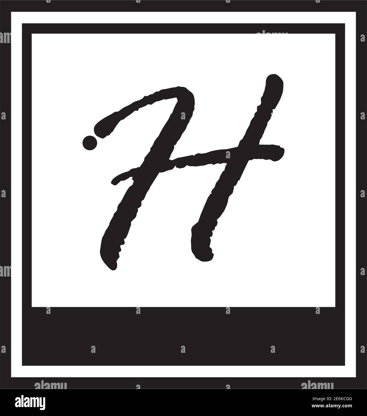Letter H logo icon vector design template elements Stock Vector Image ...