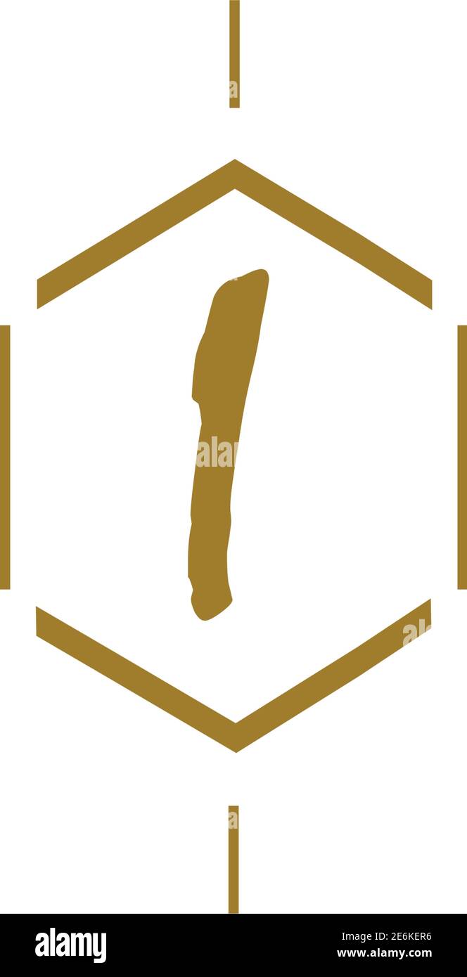 Letter i logo. Alphabet logotype vector design Stock Vector Image & Art ...