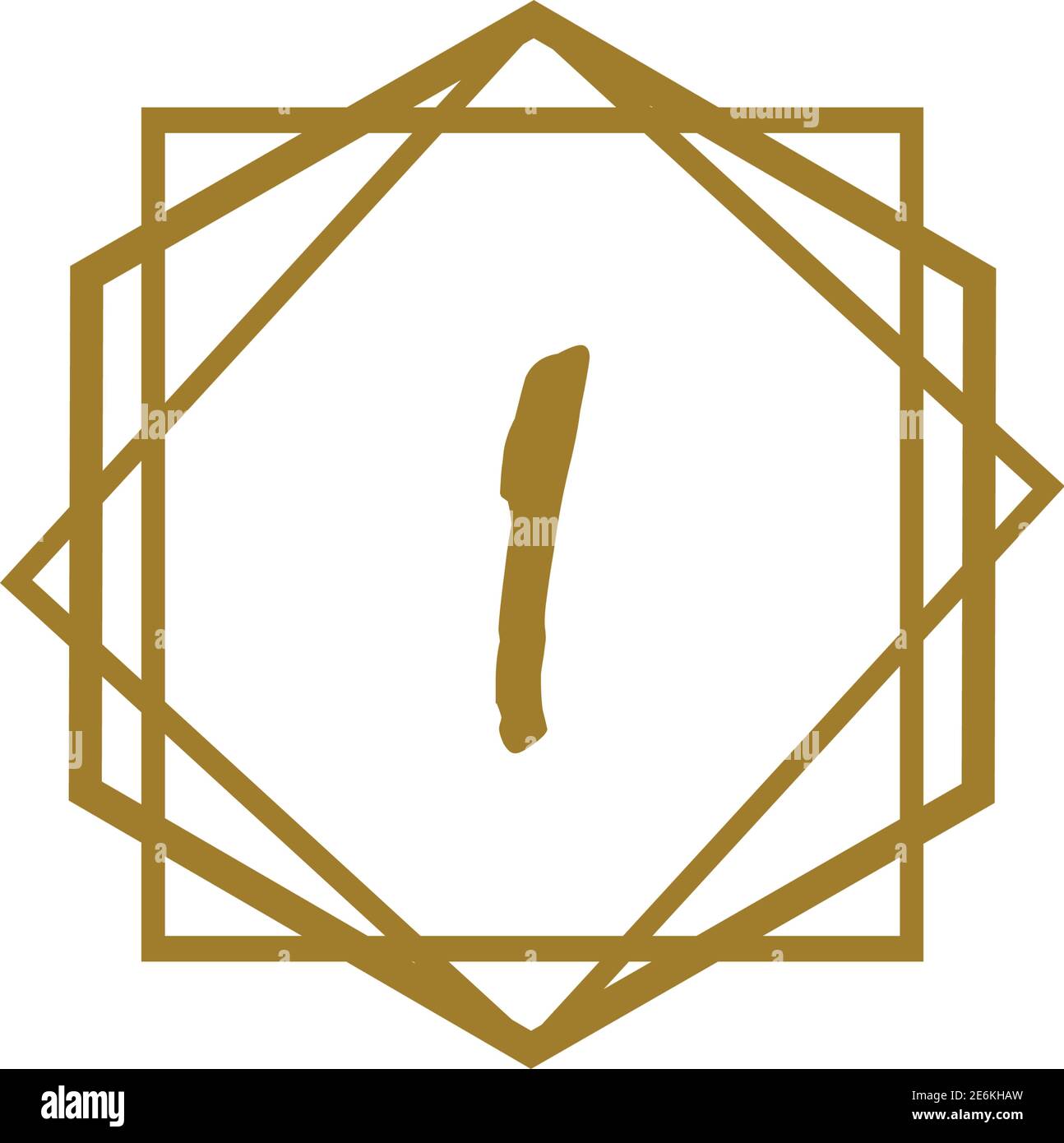 Letter i logo. Alphabet logotype vector design Stock Vector