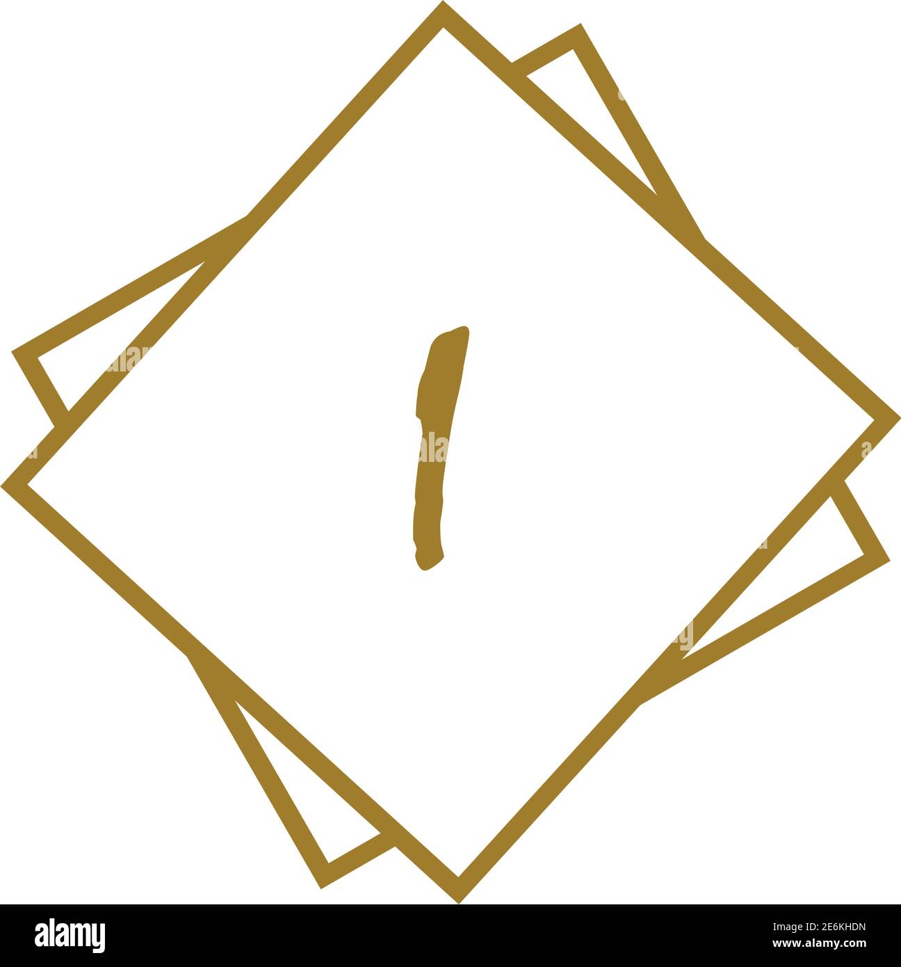 Letter i logo. Alphabet logotype vector design Stock Vector