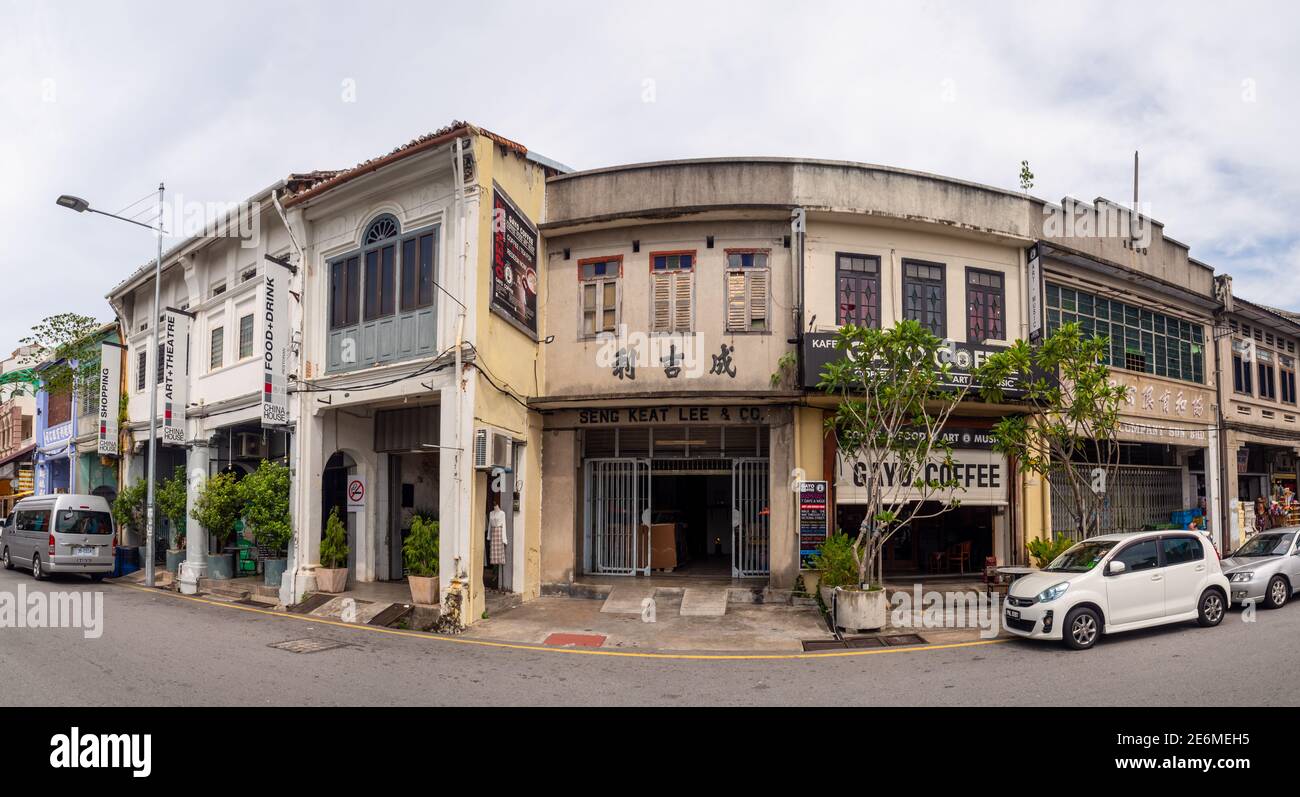 George Town, Penang, Malaysia: Historical town lively streets full of ...