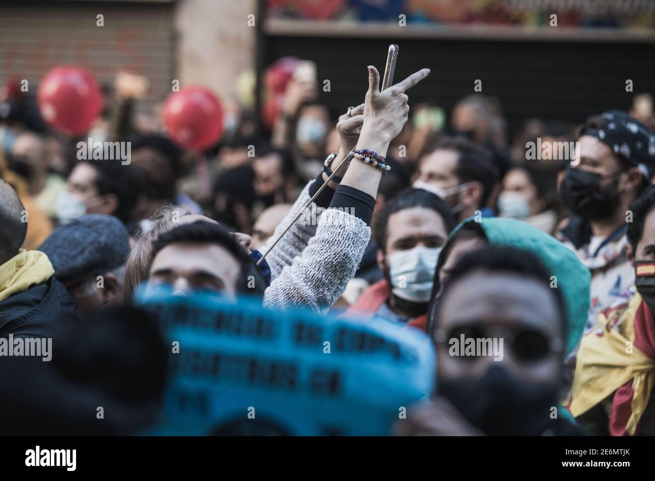 people demonstrating in the streets Stock Photo - Alamy