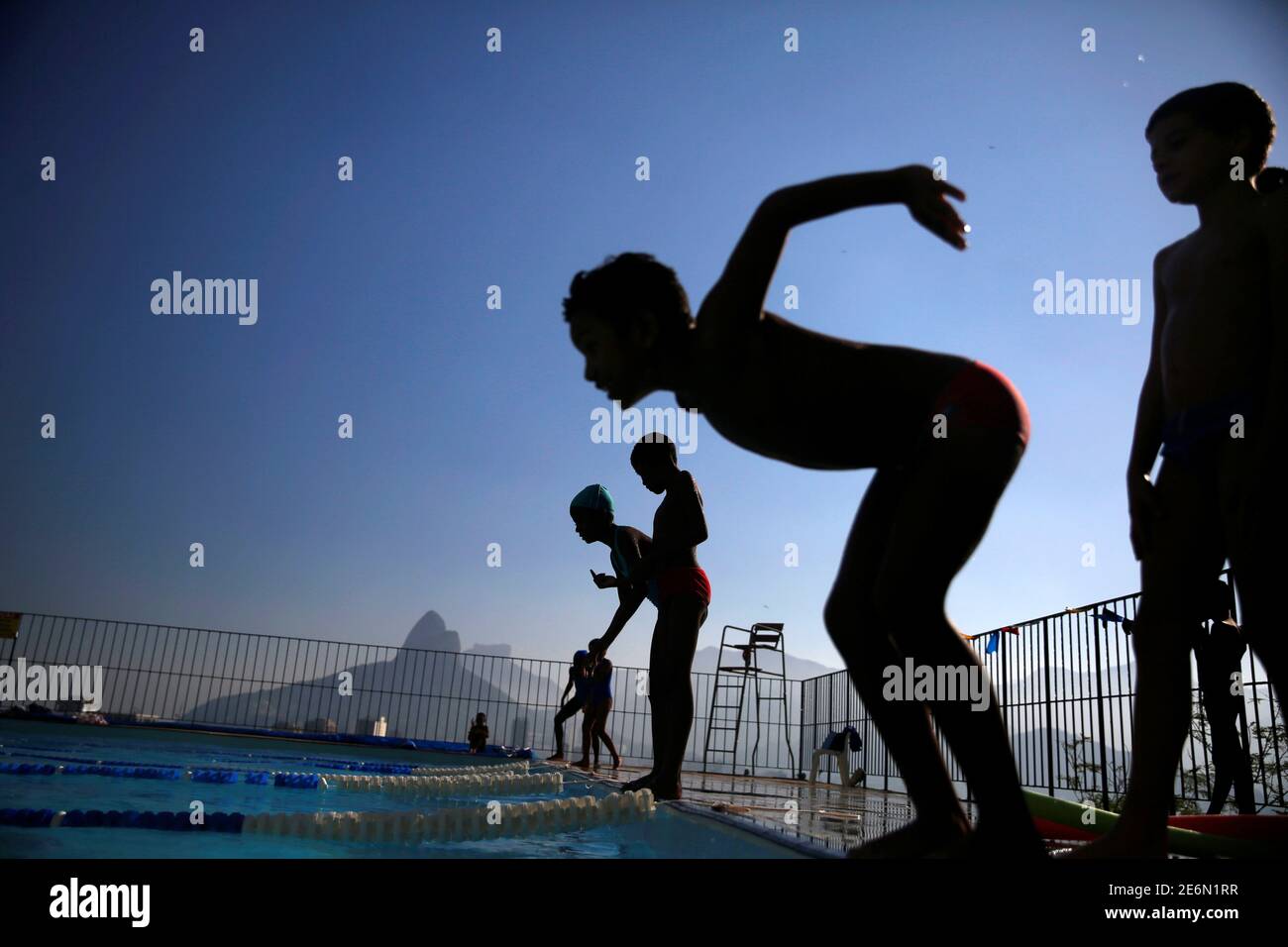 Brazil slum pool hi-res stock photography and images - Alamy
