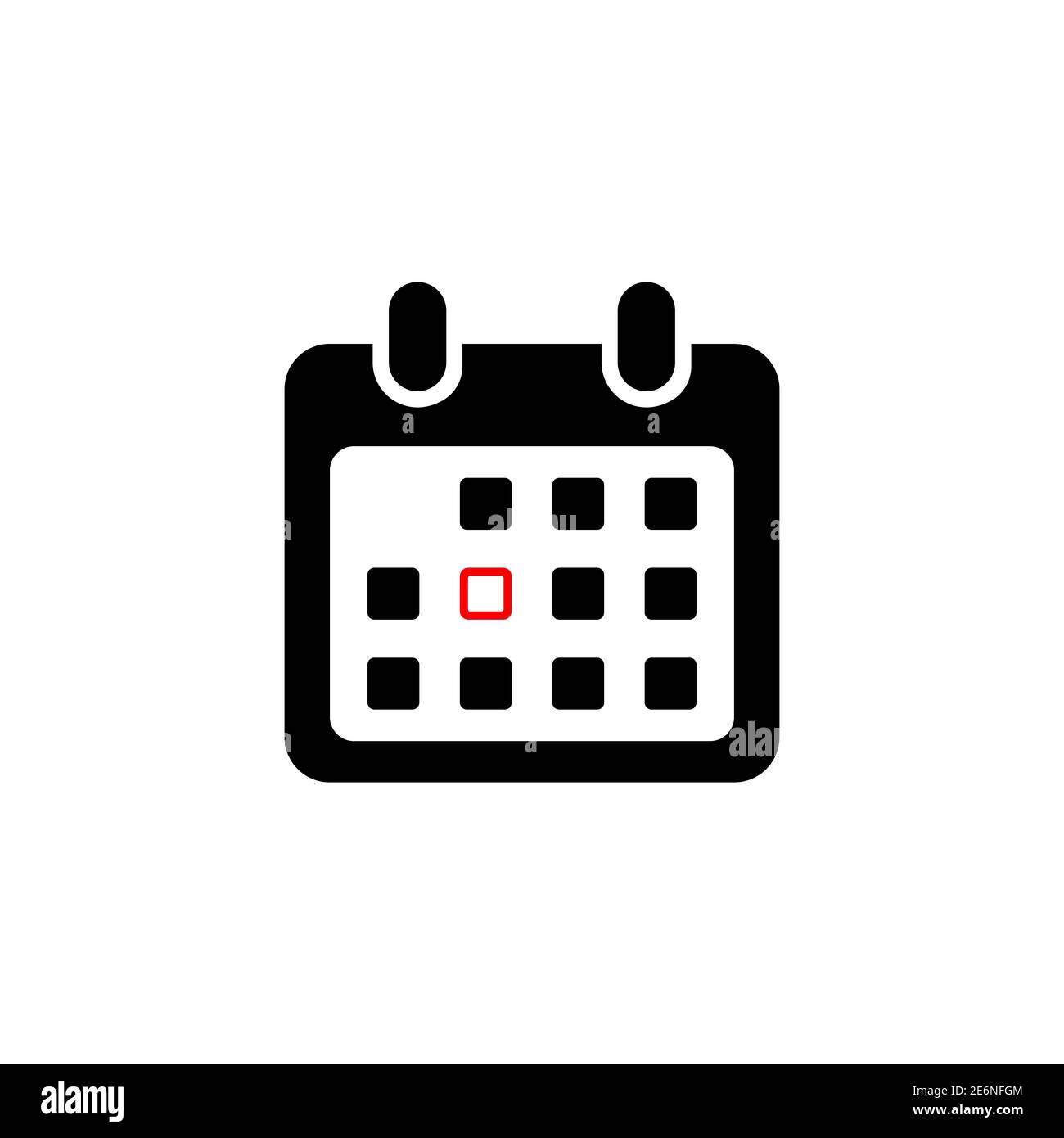 Calendar Icon And Red Circle Mark The Date Holiday Important Day Concepts Stock Vector Image Art Alamy