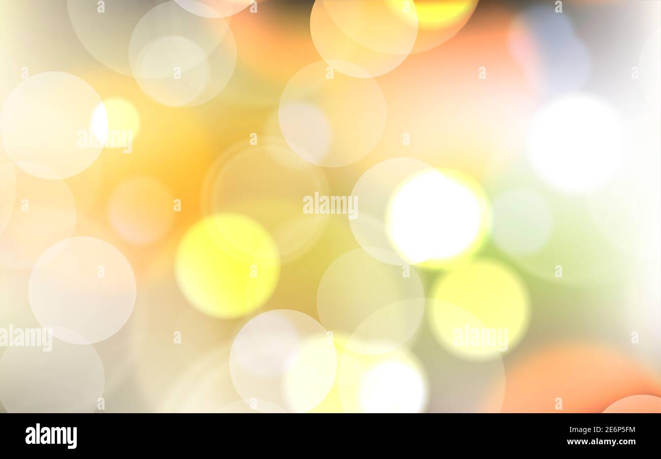 Abstract light golden gradient pink festive bokeh background with ...