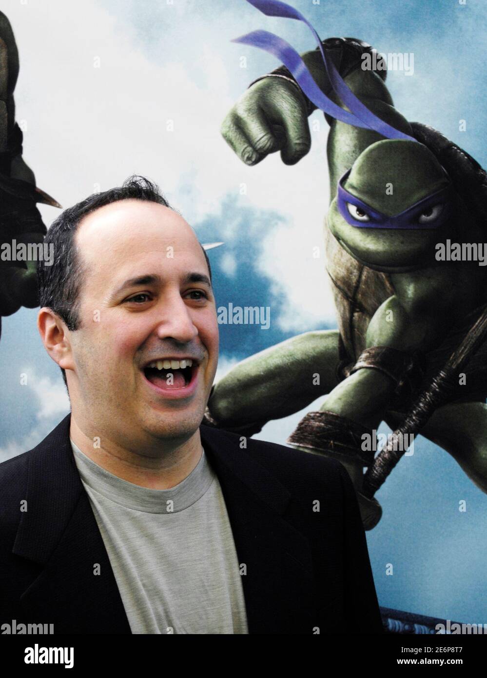 Mitchell Whitfield, who voices the character Donatello, in the animated
