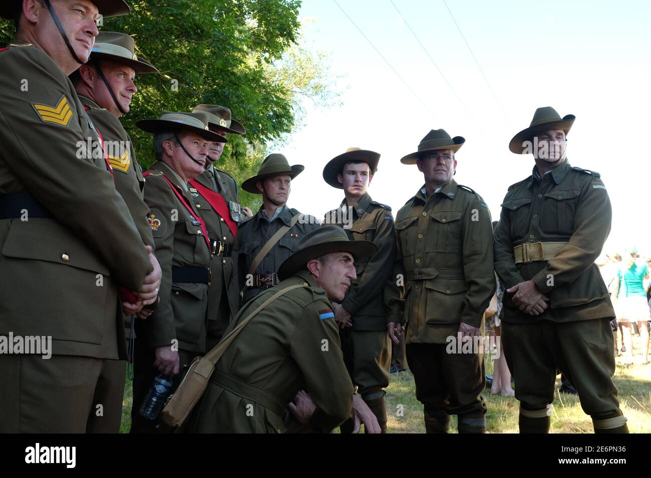Soldats australiens, Fromelles Stock Photo - Alamy