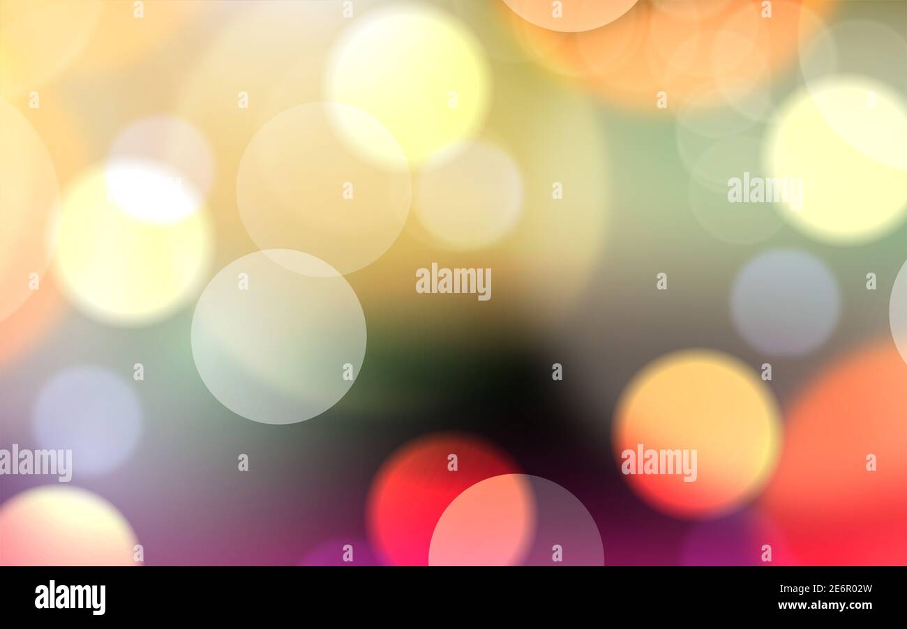 Abstract light golden gradient pink festive bokeh background with ...