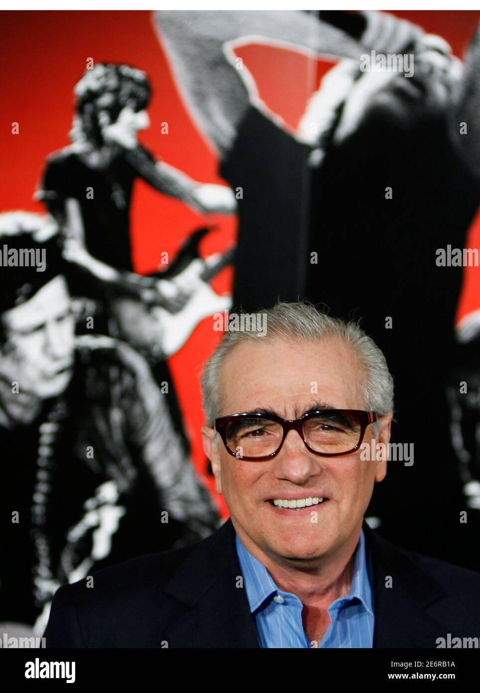 Director Martin Scorsese smiles during a news conference regarding the documentary  film he directed about the Rolling Stones named "Shine A Light" in New York  March 30, 2008. REUTERS/Lucas Jackson (UNITED STATES