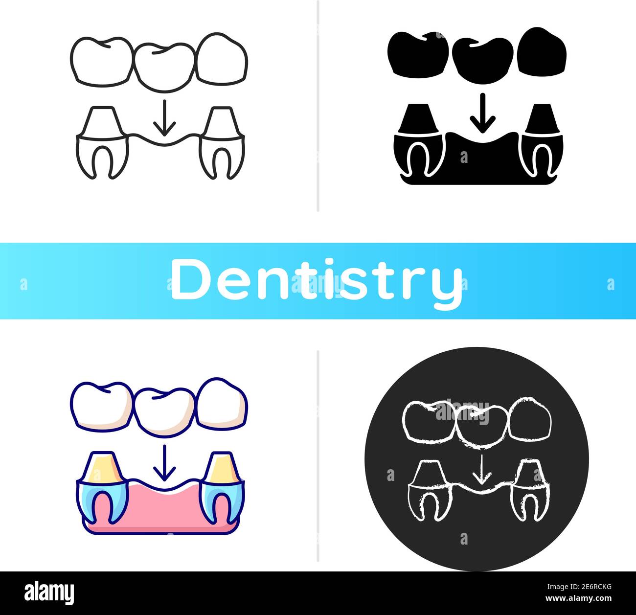 Dental prosthetics icon Stock Vector Image & Art Alamy