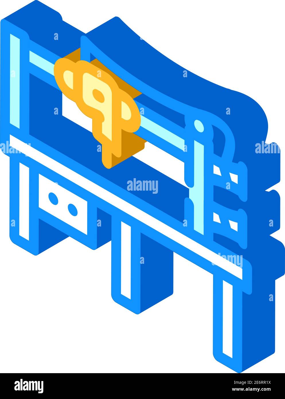 pattern sewing machine isometric icon vector illustration Stock Vector ...