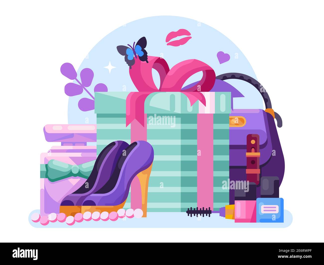 Concept valentines day womens Stock Vector Images - Alamy