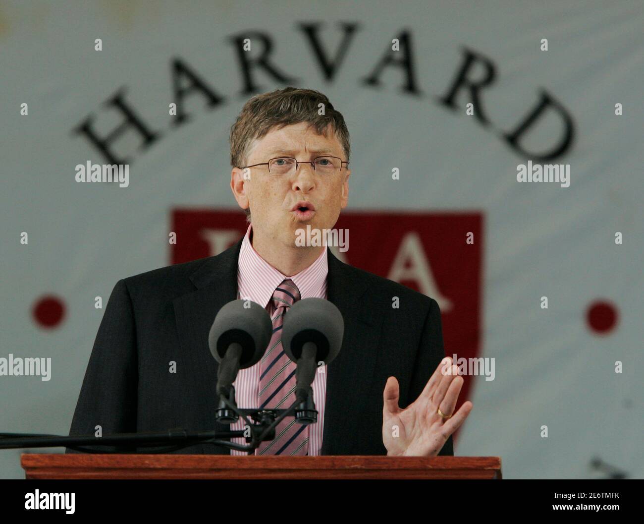 Microsoft chairman bill gates delivers hires stock photography and