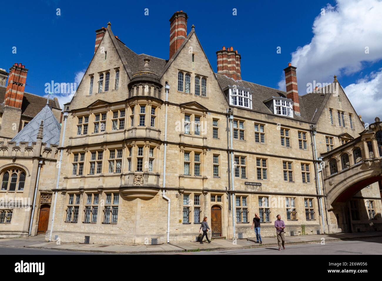 Hertford College, New College Lane, Oxford, Oxfordshire, UK. Stock Photo