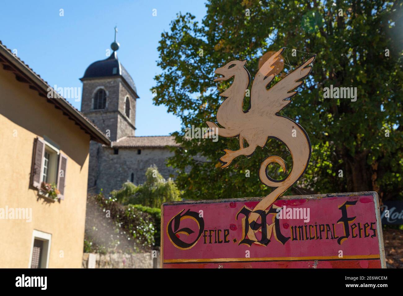 France, Ain, P?rouges, medieval city, labeled Les Plus Beaux Villages ...