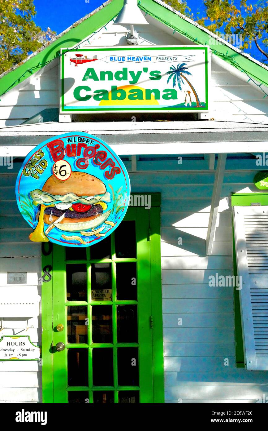 Andy's Cabana in Key West, Florida, FL USA. Southern most point in the