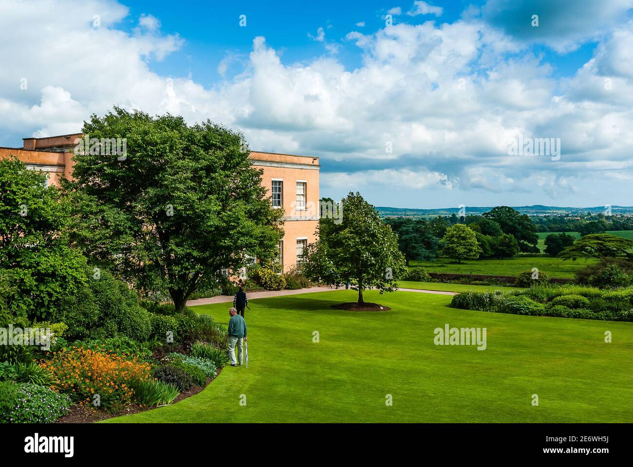 Killerton House and Gardens in Devon. Stock Photo