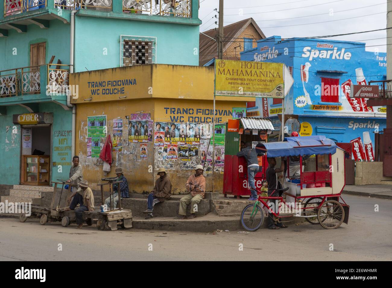 Madagascar, Haute Matsiatra region, Fianarantsoa Stock Photo Alamy