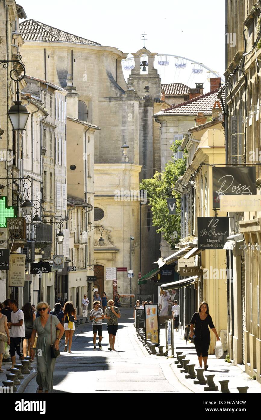 France Vaucluse Avignon Rue Saint Agricol Stock Photo Alamy france-vaucluse-avignon-rue-saint-agricol-stock-photo-alamy