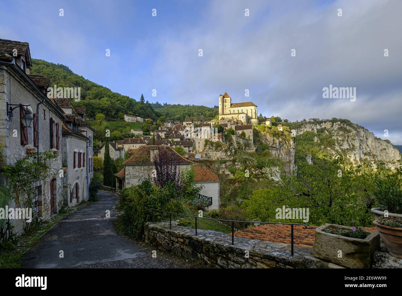 France, Quercy, Lot, SaintCirqLapopie, labelled one of the most