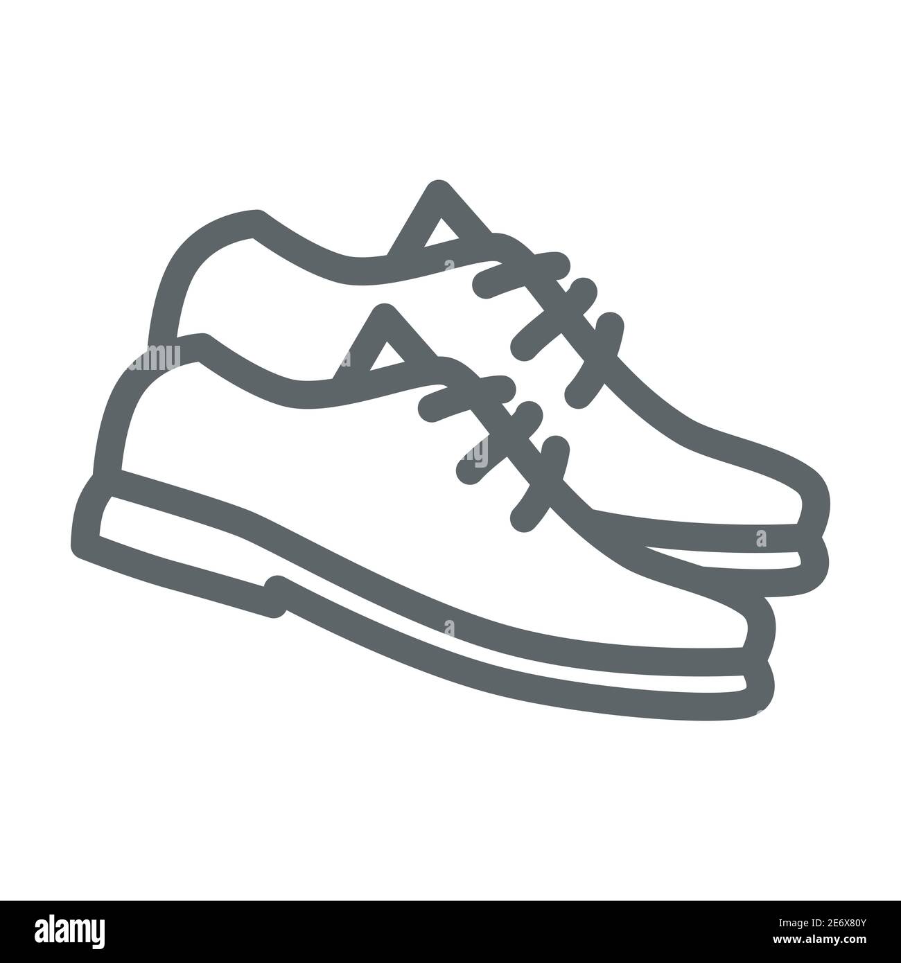 Golf shoes line icon, golf concept, Golfer boots sign on white background,  shoes icon in outline style for mobile concept and web design. Vector Stock  Vector Image & Art - Alamy