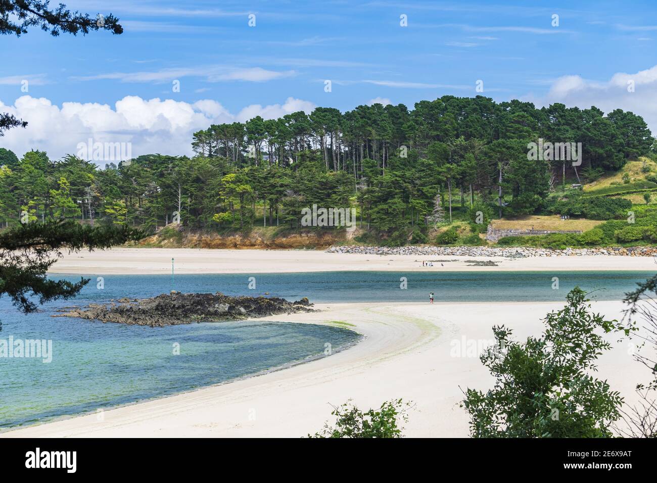 France, Finistere, Locquirec along the GR 34 hiking trail or customs ...