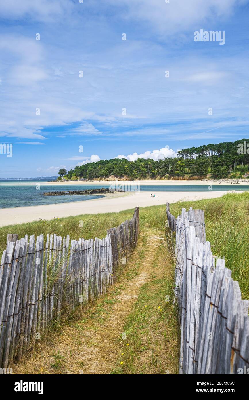 France, Finistere, Locquirec along the GR 34 hiking trail or customs ...