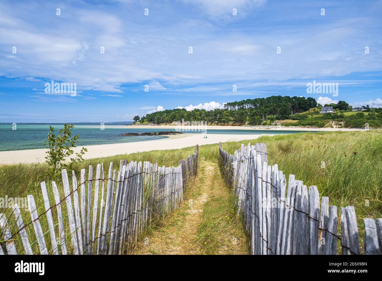 France, Finistere, Locquirec along the GR 34 hiking trail or customs ...