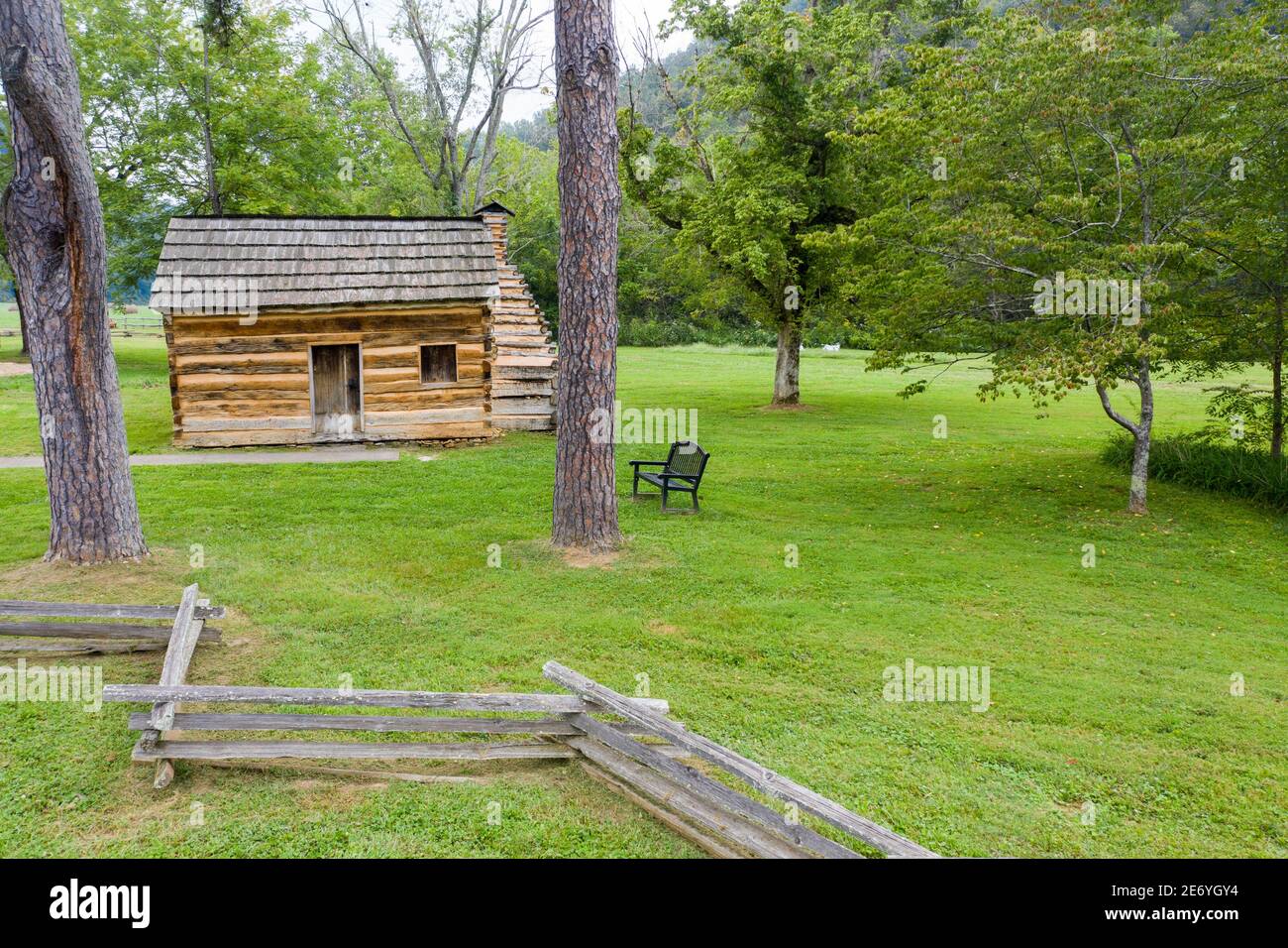 Abraham Lincoln's Boyhood Home at Knob Creek, KY, USA Stock Photo Alamy