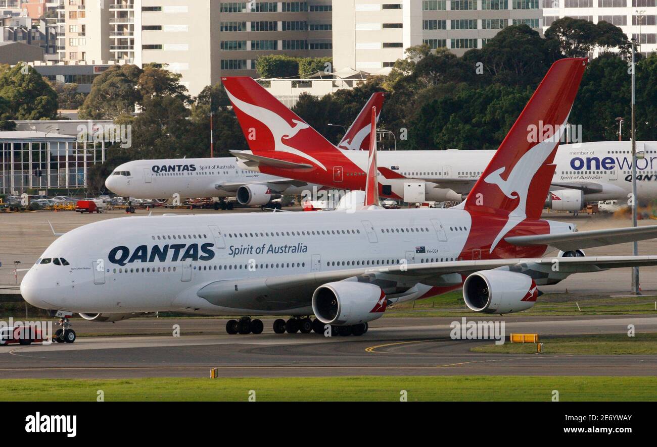 A Qantas A380 Arrives At Its Gate At Kingsford Smith International Airport In Sydney June 26 2009 Boeing Co The World S No 2 Plane Maker Suffered Another Heavy Blow To Its Dreamliner Project On