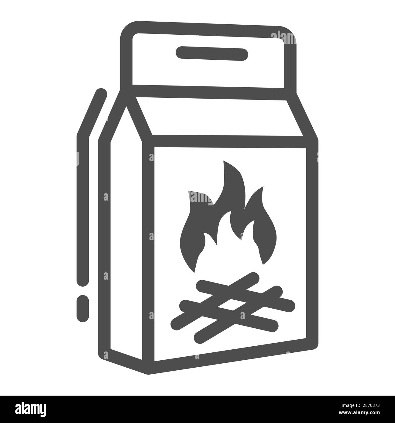 Bbq briquettes Stock Vector Images Alamy