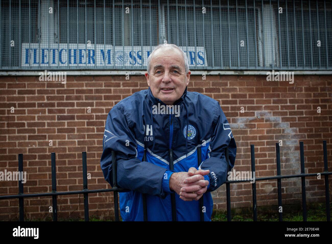 Dave Horrocks, his first football coach at Fletcher Moss Rangers Soccer