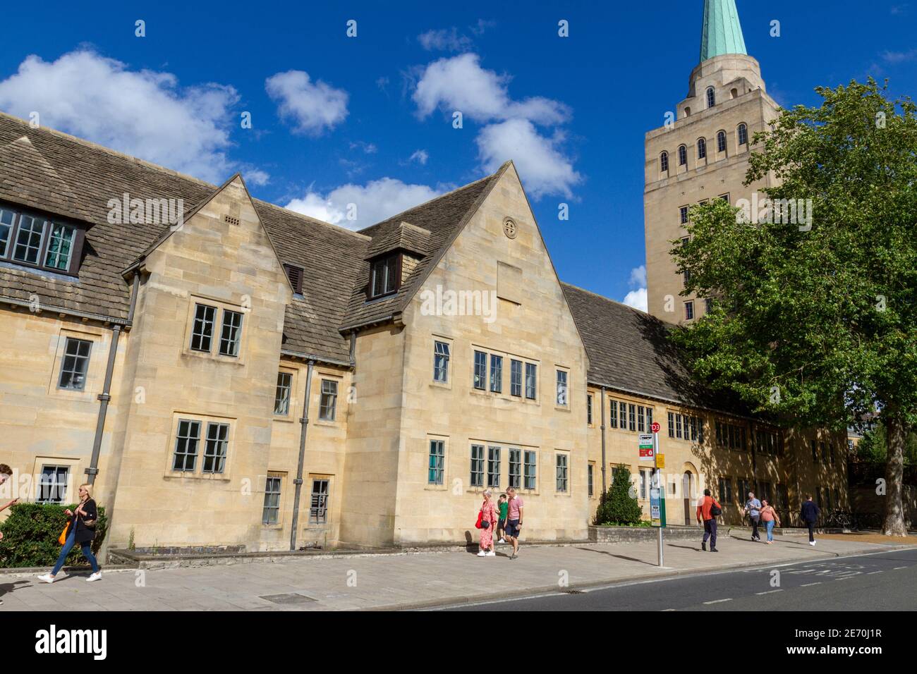 Nuffield College, University of Oxford, New Road, Oxford, Oxfordshire, UK. Stock Photo