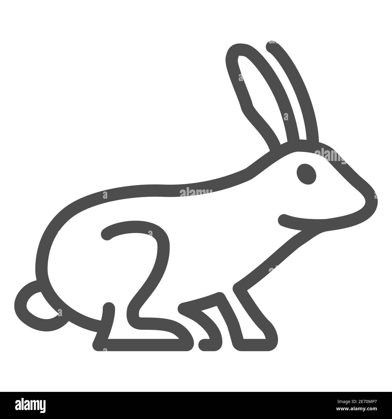 Bunny Silhouette Outline
