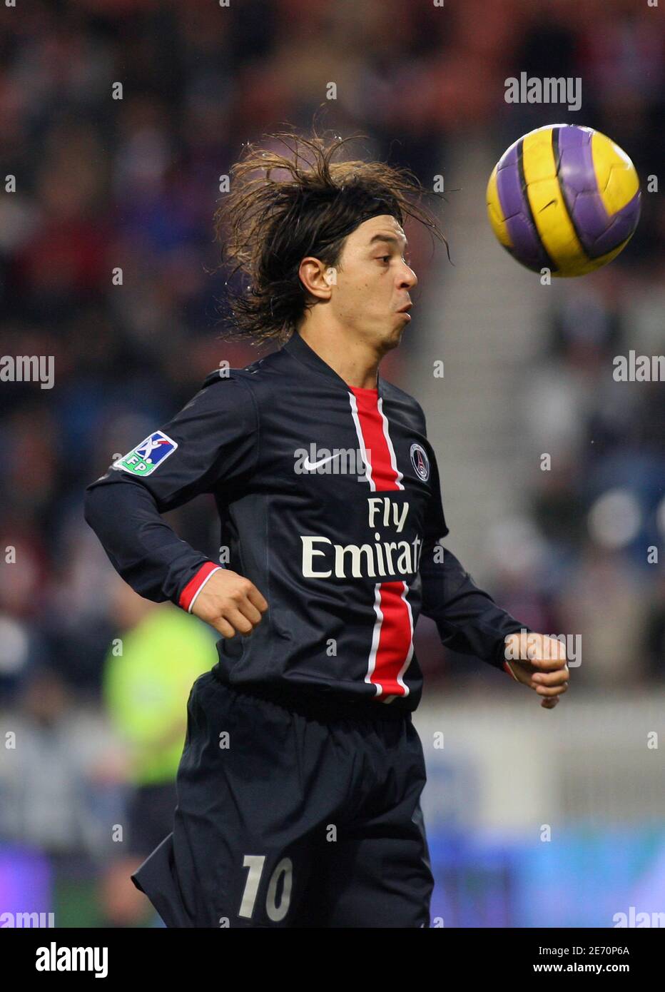 Players Tribune Paris Saint Germain PSG 2006 2007 Gallardo 10 Away Ligue 1 Shirt (Excellent) XL