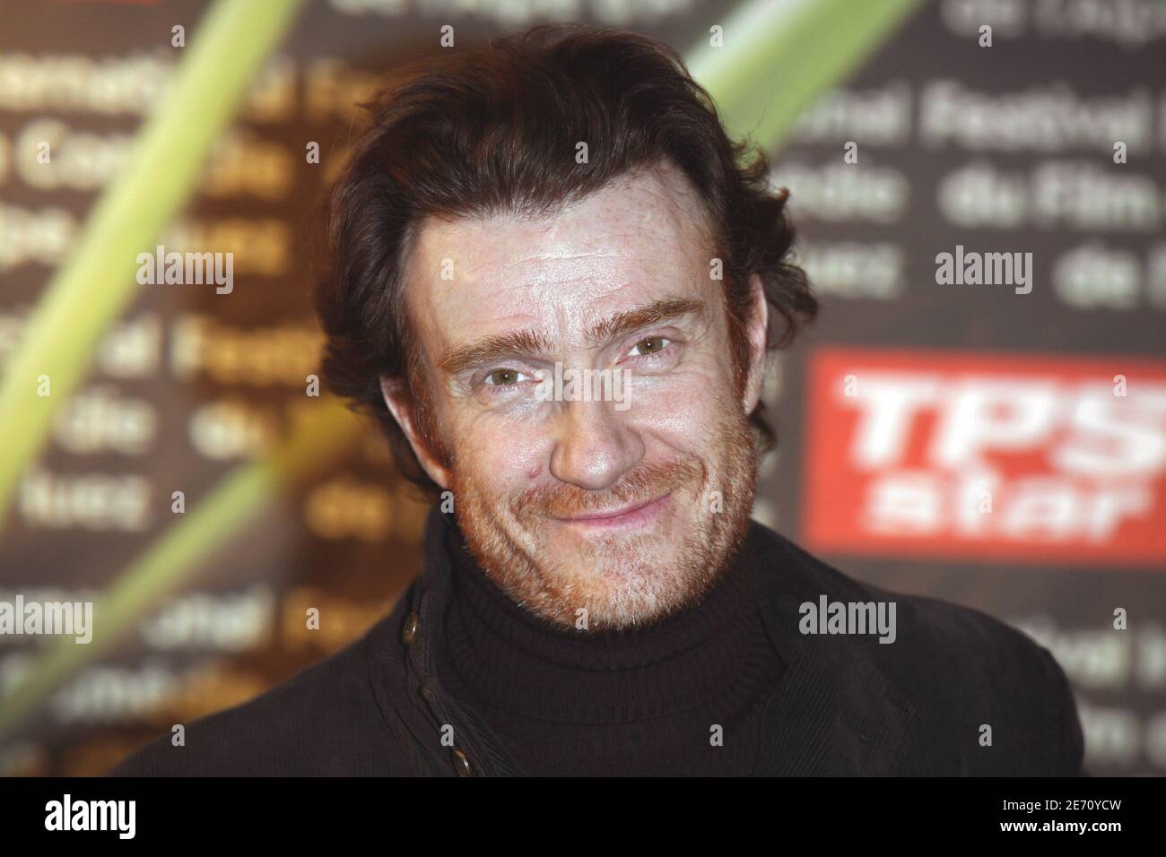 French actor Thierry Fremont poses for the photographers before the opening ceremony of the 10th International Comedy Film Festival in L'Alpe d'Huez, France, on January 16, 2007. Photo by Guibbaud-Guignebourg/ABACAPRESS.COM Stock Photo