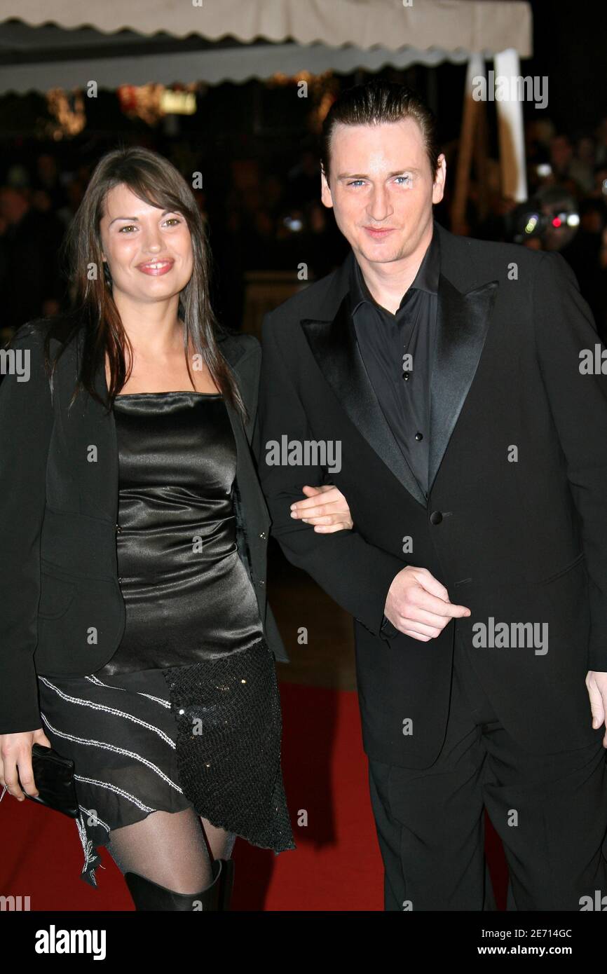 Benoit Magimel and Nikita Lespinasse attend the 2007 NRJ Music Awards ...